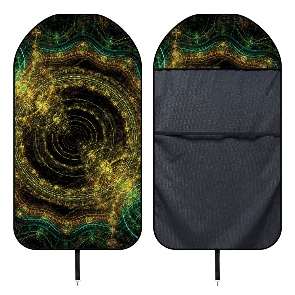 Steampunk Fractal Print Waterproof Car Seat Cover