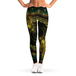 Steampunk Fractal Print Women's Leggings