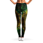 Steampunk Fractal Print Women's Leggings