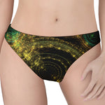 Steampunk Fractal Print Women's Thong
