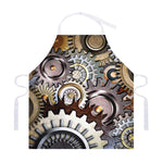 Steampunk Gears And Cogs Print Adjustable Apron
