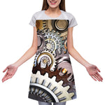 Steampunk Gears And Cogs Print Adjustable Apron