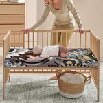 Steampunk Gears And Cogs Print Baby Crib Sheet