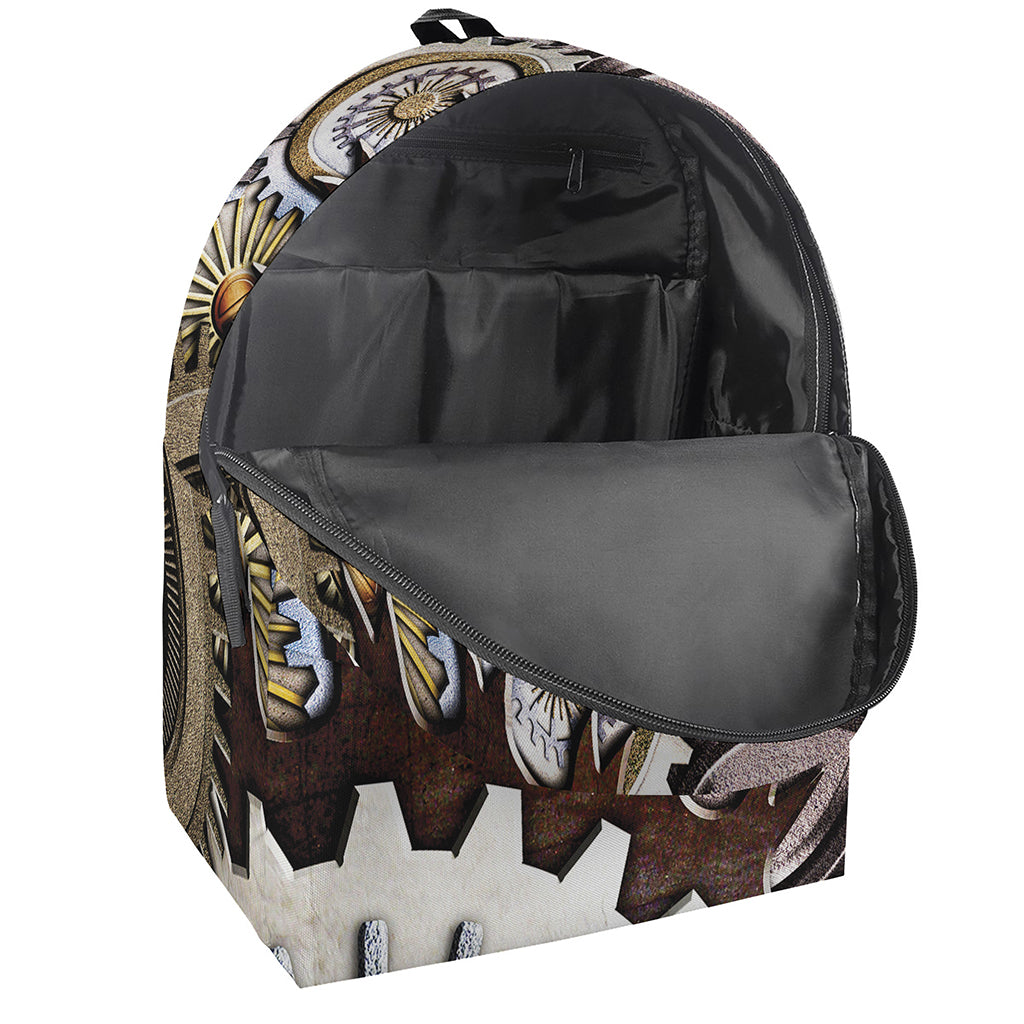 Steampunk Gears And Cogs Print Backpack