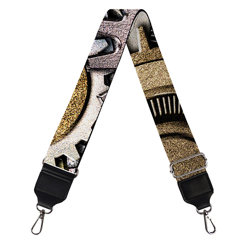Steampunk Gears And Cogs Print Bag Strap
