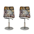Steampunk Gears And Cogs Print Bar Stool Covers