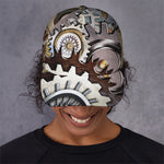 Steampunk Gears And Cogs Print Baseball Cap