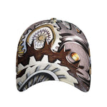 Steampunk Gears And Cogs Print Baseball Cap