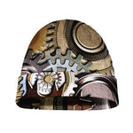 Steampunk Gears And Cogs Print Beanie