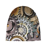 Steampunk Gears And Cogs Print Beanie