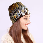 Steampunk Gears And Cogs Print Beanie