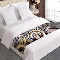 Steampunk Gears And Cogs Print Bed Runner