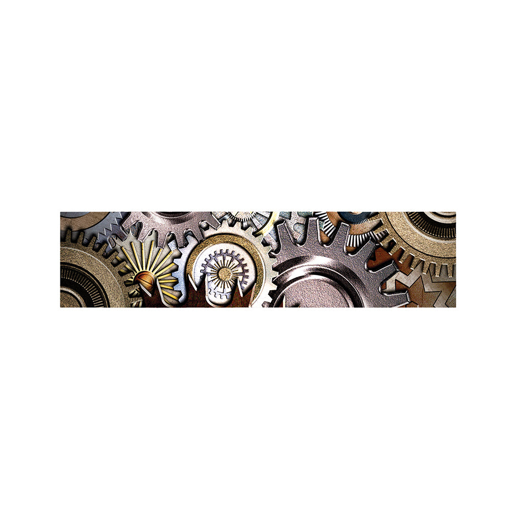 Steampunk Gears And Cogs Print Bed Runner