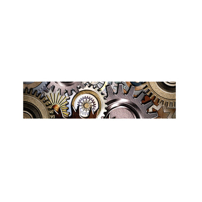 Steampunk Gears And Cogs Print Bed Runner