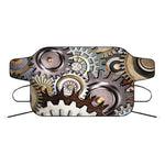 Steampunk Gears And Cogs Print Car Windshield Snow Cover