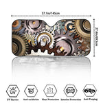 Steampunk Gears And Cogs Print Car Windshield Sun Shade