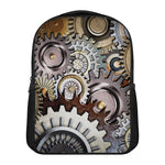 Steampunk Gears And Cogs Print Casual Backpack