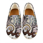 Steampunk Gears And Cogs Print Casual Shoes