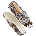 Steampunk Gears And Cogs Print Casual Shoes