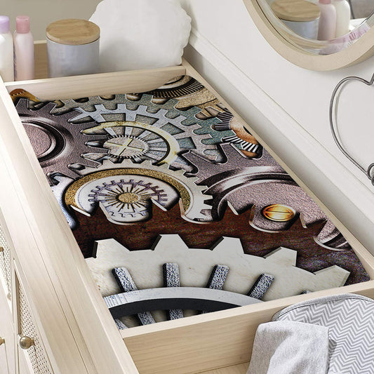 Steampunk Gears And Cogs Print Changing Pad Cover