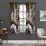 Steampunk Gears And Cogs Print Curtain