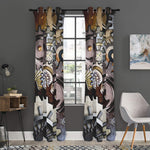 Steampunk Gears And Cogs Print Curtain