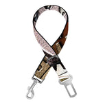 Steampunk Gears And Cogs Print Dog Seat Belt