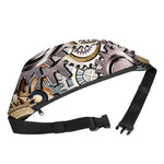 Steampunk Gears And Cogs Print Fanny Pack