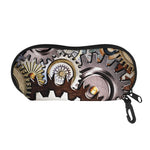Steampunk Gears And Cogs Print Glasses Case