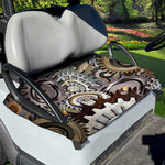 Steampunk Gears And Cogs Print Golf Cart Seat Cover