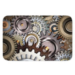 Steampunk Gears And Cogs Print Indoor Door Mat