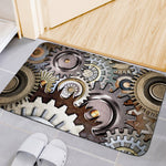 Steampunk Gears And Cogs Print Indoor Door Mat
