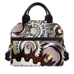 Steampunk Gears And Cogs Print Insulated Lunch Bag