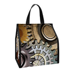 Steampunk Gears And Cogs Print Insulated Lunch Tote
