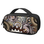 Steampunk Gears And Cogs Print Insulin Cooler Travel Case