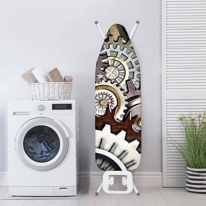 Steampunk Gears And Cogs Print Ironing Board Cover