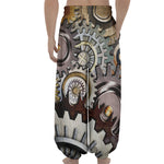 Steampunk Gears And Cogs Print Lantern Pants