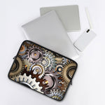 Steampunk Gears And Cogs Print Laptop Sleeve