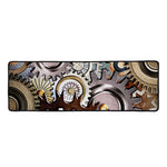 Steampunk Gears And Cogs Print Long Kitchen Mat