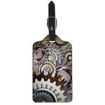 Steampunk Gears And Cogs Print Luggage Tag
