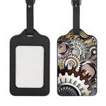Steampunk Gears And Cogs Print Luggage Tag