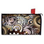 Steampunk Gears And Cogs Print Mailbox Cover