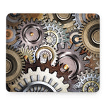 Steampunk Gears And Cogs Print Mouse Pad