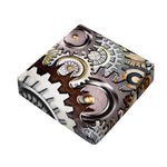 Steampunk Gears And Cogs Print Outdoor Seat Cushion Cover