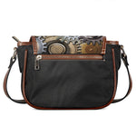 Steampunk Gears And Cogs Print Saddle Bag