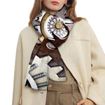 Steampunk Gears And Cogs Print Scarf
