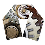 Steampunk Gears And Cogs Print Scarf