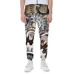 Steampunk Gears And Cogs Print Scuba Joggers