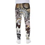 Steampunk Gears And Cogs Print Scuba Joggers