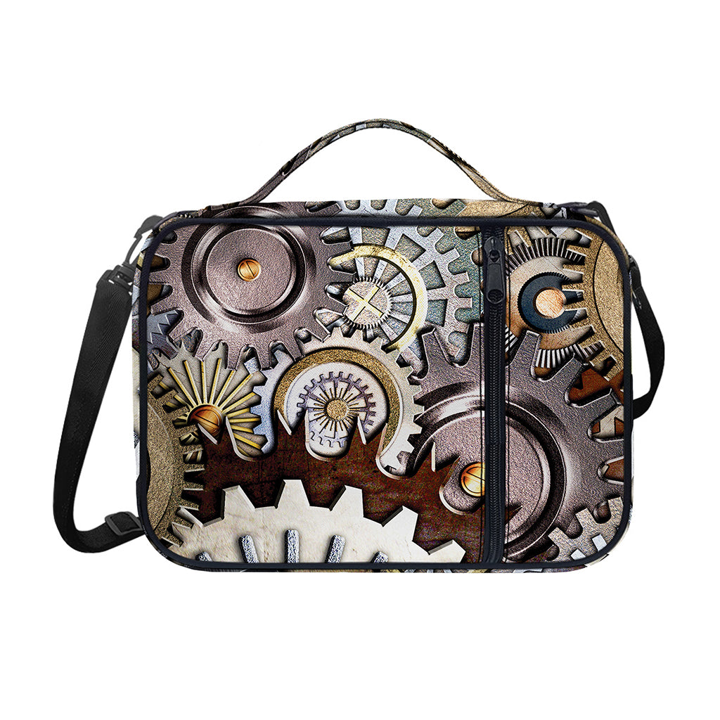 Steampunk Gears And Cogs Print Shoulder Strap Bible Bag
